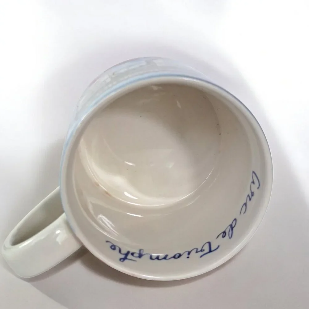 Sur La Table Mug Paris France Arc De Triomphe Cafe Bistro White